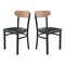 Flash Furniture Green Vinyl Dining Chairs - Natural Wood Backs, 2PK 2-XU-DG6V5GNV-NAT-GG - alternate 4